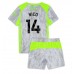 Manchester City Nico Gonzalez #14 Tredjedraktsett Barn 2025-26 Korte ermer (+ Korte bukser)